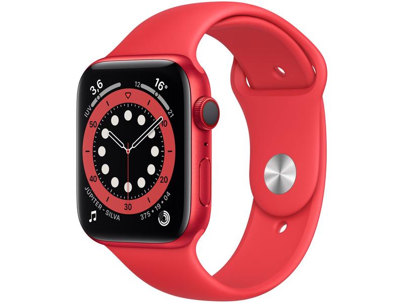 Apple Watch Series 6 44mm Caixa Cinza-espacial - Alumínio Apple Watch Series 6 44mm Caixa Cinza-espacial - Alumínio